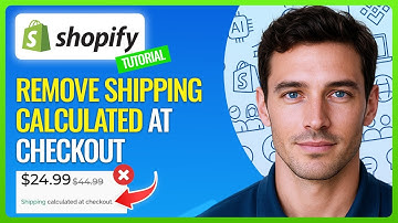 How To Remove Shipping Calculated At Checkout In Shopify [FIX!]
