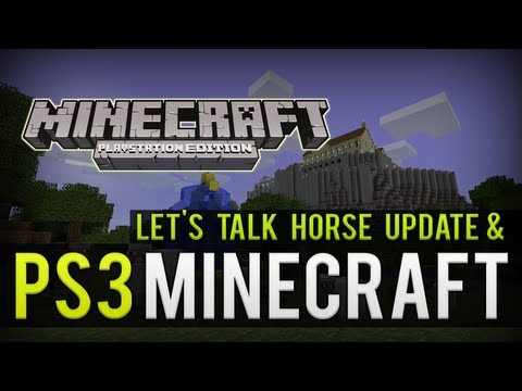 Minecraft PS3 Edition First Screenshot + Horse Update 