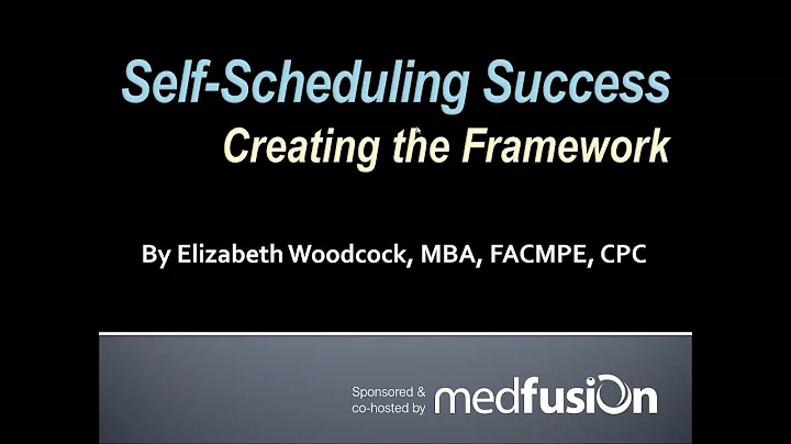 Elizabeth Woodcock: Self-Scheduling Success-Creati...