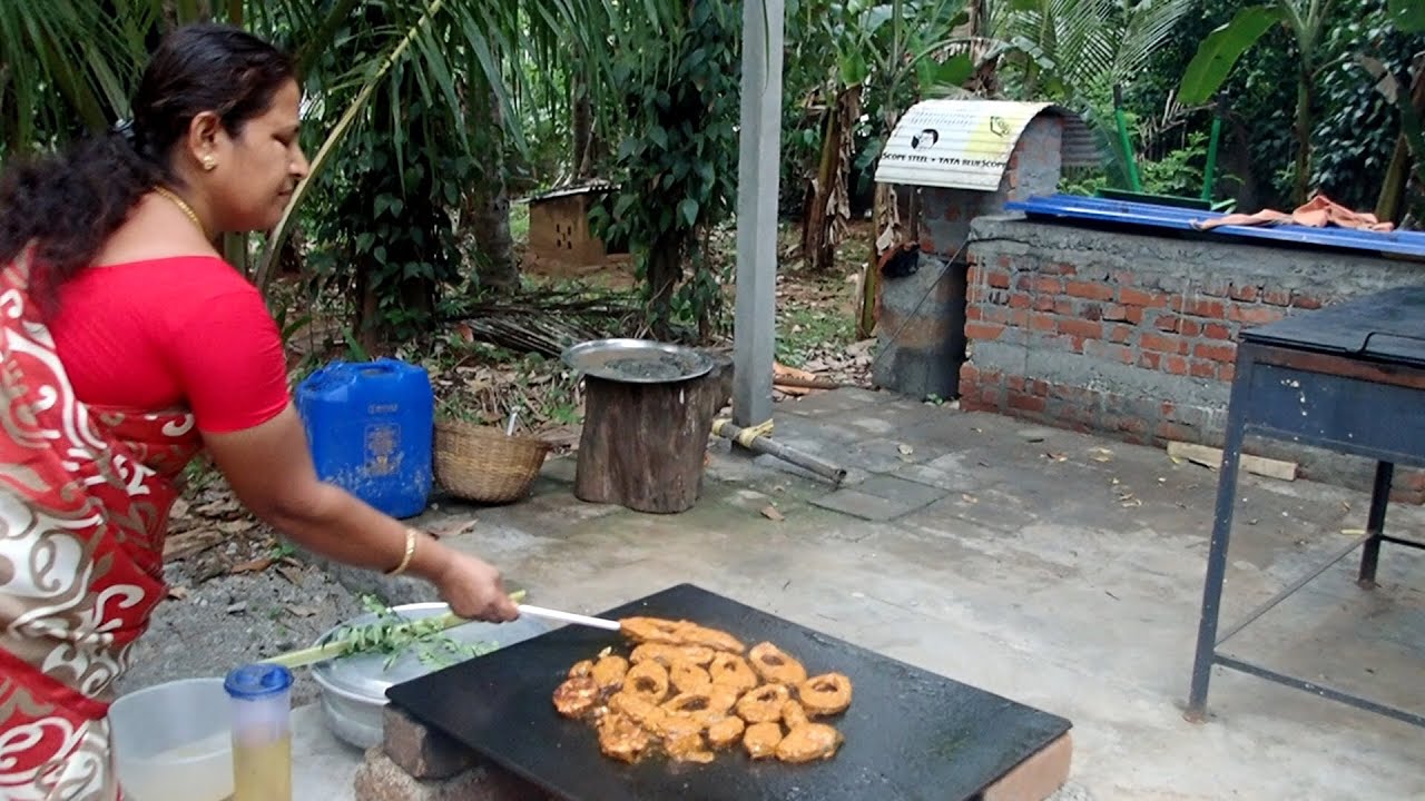 #VLOG  || fish fry kerala style || AMMA SAMAYAL || VILLAGE FOOD CHANNEL || meen fry recipe