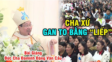 "Cha Xứ Gan To Bằng Liếp " Bài Giảng Đầu Năm Mới Cực Hay Của Đức Cha Đa Minh Đặng Văn Cầu.