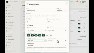 CuePoint Help — Creating Promo Rates