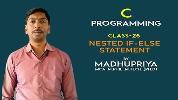 C-Programming in Kannada | Class26 | Nested if-else statement | MADHUPRIYA EDUCATION