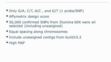 Development of an Axiom High Density Porcine Genotyping Array - Martien Gorenen