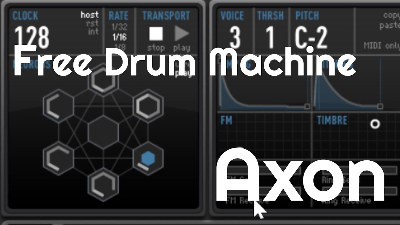 Free Drum Machine - Axon by Audio Damage (No Talking) - YouTube