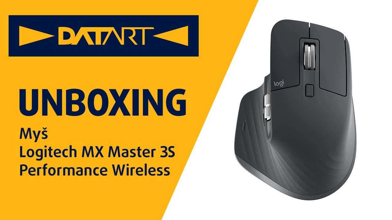 Myš Logitech MX Master 3S Performance Wireless - graphite (910-006559… |  DATART
