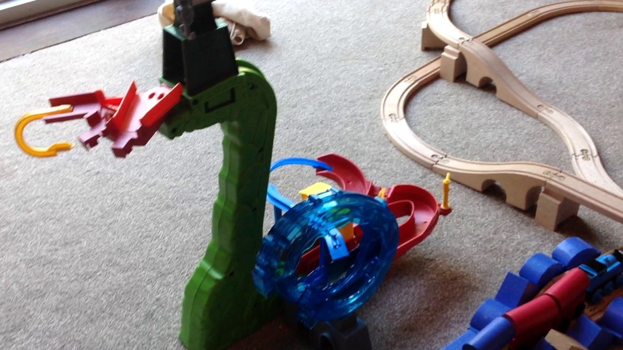 Thomas the tank engine wooden train track 2016 - YouTube