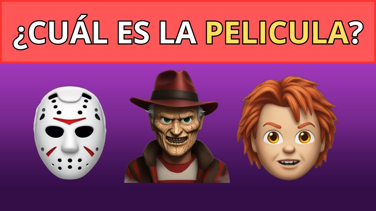 ¿Cuánto Sabes de PELICULAS DE TERROR? Adivina Con Emojis👹 👻🔪