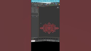 Symmetry vs Mirror in 3Ds Max – Modeling Techniques #shorts  #3dsmax #symmetry #mirror