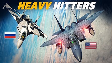 The Best Heavy Weights | F-15 Eagle Vs Su-27 Flanker DOGFIGHT | Digital Combat Simulator | DCS |