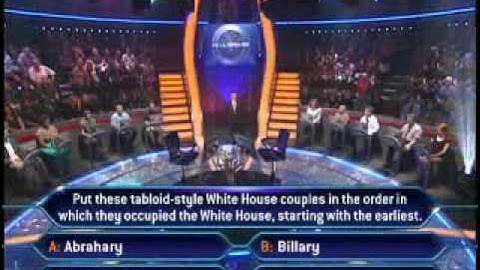 1st Fastest Finger First Round from WWTBAM 10th Anniversary