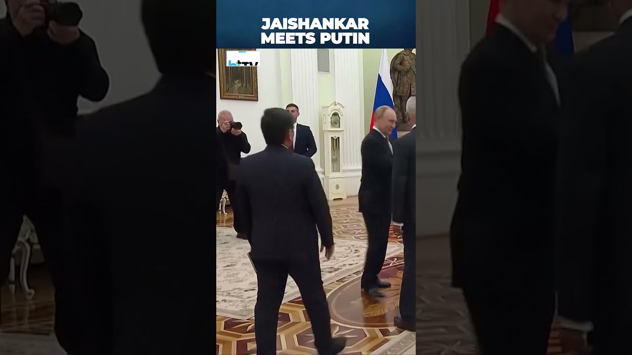Foreign Minister S Jaishankar Meets Russian President Vladimir Putin In Moscow