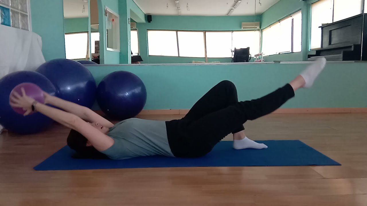 Pilates για ολόκληρο το σώμα με μικρή μπάλα μεσαίο και προχωρημένο επίπεδο -Ζωή Παπαδοπούλου