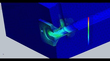 Transfer stress analysis in local zone