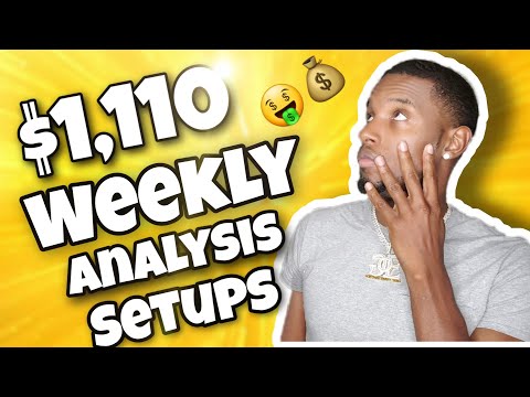 FOREX TRADING $1,100  WEEKLY ANALYSIS SETUPS | JEREMY CASH | FOREX 2020