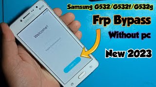 Samsung Grand prime plus G532 frp bypass Without pc|Samsung G532 ka frp lock kaise tode|