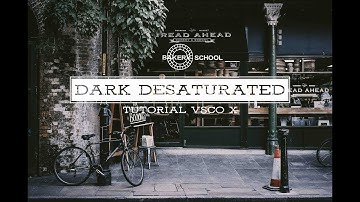 How To Edit Photo Using VSCO X Fullpack 2018 Agave Filter ( Dark Desatured Tone )