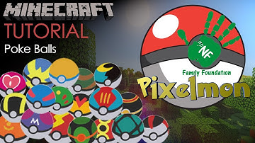 Pixelmon Tutotrial: How To Make All Pokeballs! - Easy Tutorial