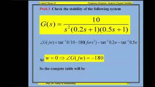 Lecture No. 6 : Bode Diagram