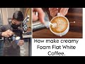 How to make a good milk foam for coffee flat White 2023 how to Calibrate Coffee espresso machine.