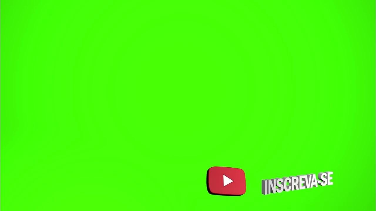 Green Screen Inscreva-se no Canal [Gostei, Notificações, Comente,  Compartilhe] Chroma Key 