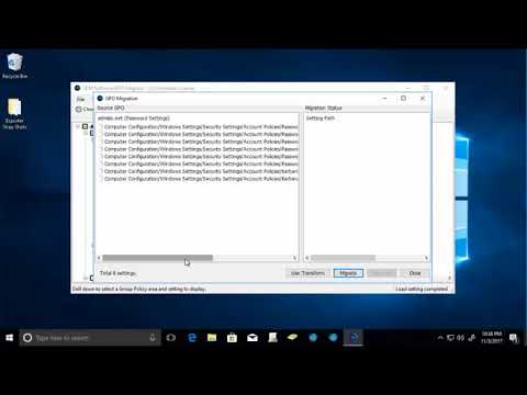 GPO Migrator  1.6-- GPO Migration and Consolidation - video from SDM Software
