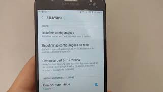 Como formatar o celular Samsung J7 prime pelas configurações, não pede conta Google screenshot 5