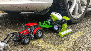 Crushing Crunchy & Soft Things by Car! Experiment: Car vs Farming Simulator screenshot 5