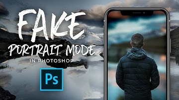 FAKE iPhone PORTRAIT MODE with ANY PHOTO in Photoshop (Background Lens Blur)
