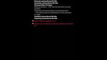 Como resolver erro failed in buffer_write(fd) (8, ret=1) ios 9.2-9.3.3