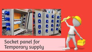 socket panel #socketpanels #sockets #powersupply #temporarypanel #switchgears #electrical #lvpanel