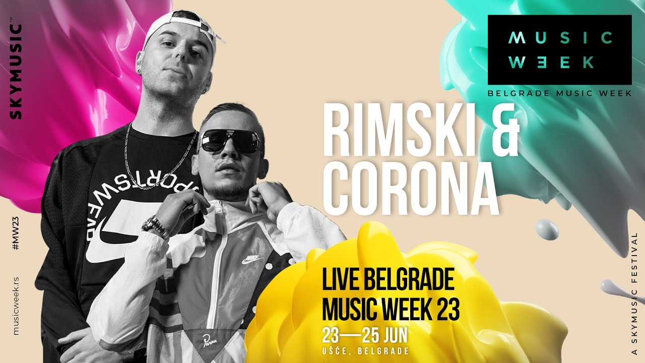 Corona & Rimski - Live (Belgrade Music Week 23) - YouTube