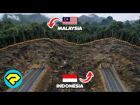 Sad! The Sight of the Indonesia-Malaysia Border Deep in the Kalimantan Forest thumbnail
