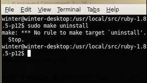 How-to uninstall ruby on rails in ubuntu