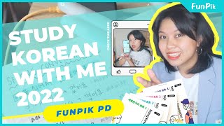 How to Study Korean (featuring FunPik app updates) + My Korean Language Study Resolutions 2022