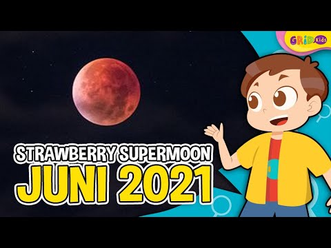 Fenomena Langit 2021, Strawberry Supermoon 24 Juni 2021 yang Indah