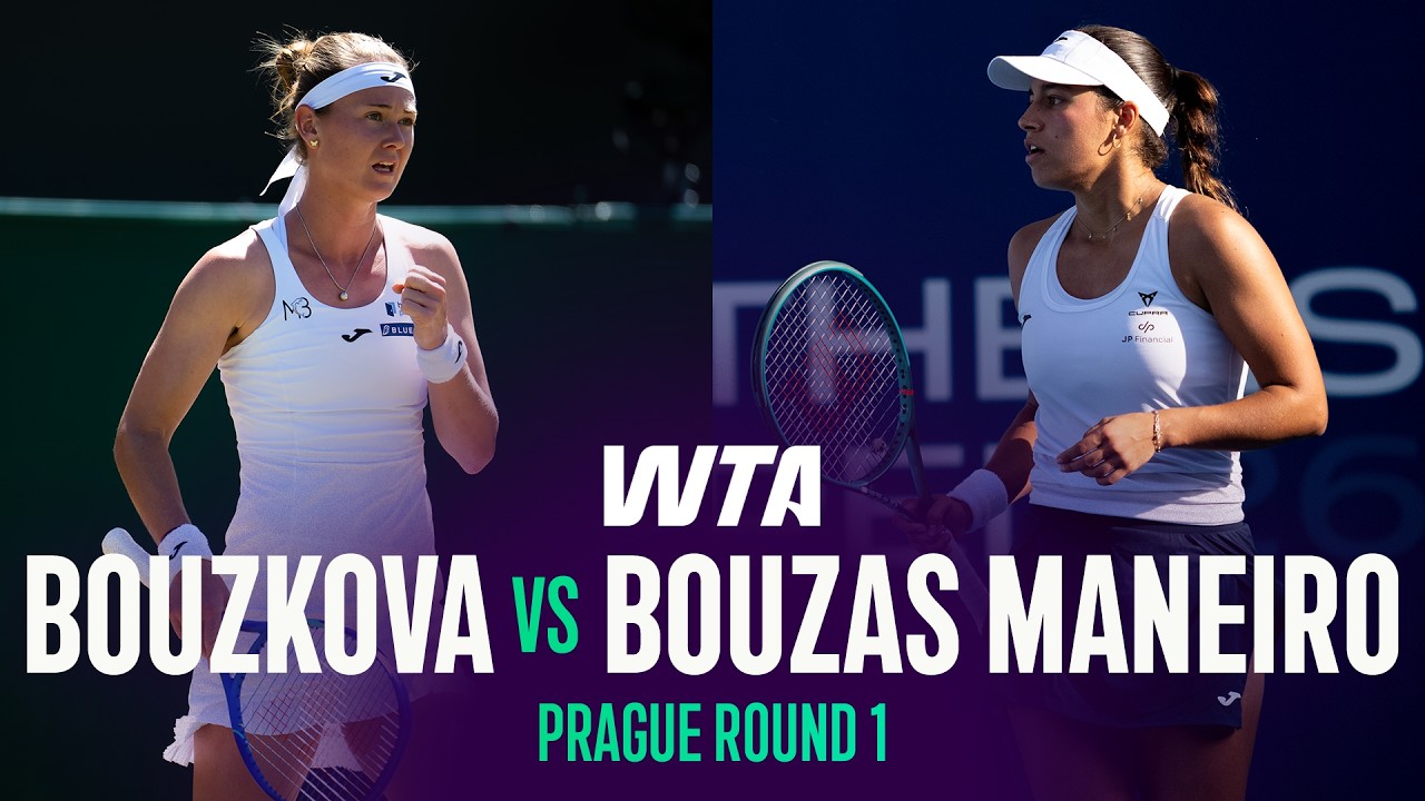 Marie Bouzkova vs. Jessica Bouzas Maneiro | 2026 Prague Round 1 | WTA Match Highlights