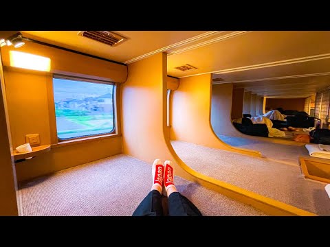 Overnight Sleeper Train Trip in Japan's only cheapest sleeper train room｜Sunrise | Tokyo - Takamatsu