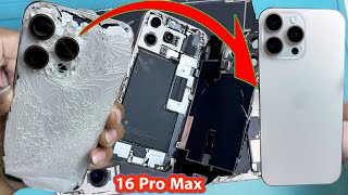 iPhone 16 Pro Max Back Glass Replacement DIY Guide: Replacing Cracked