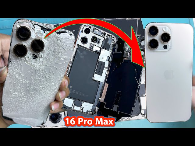iPhone 16 Pro Max Back Glass Replacement DIY Guide: Replacing
