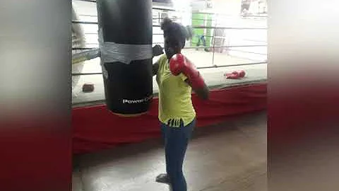 Shirley wolfe the boxer of Trinidad and Tobago  okay