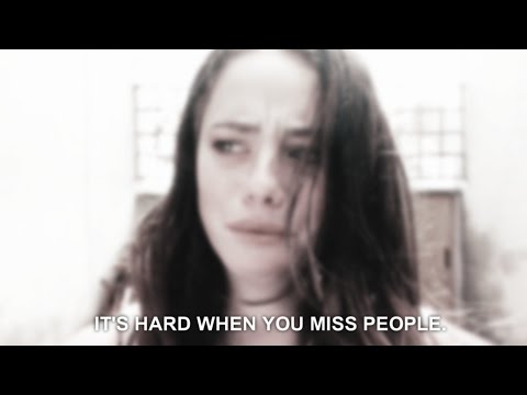 ;It's hard when you miss people.
