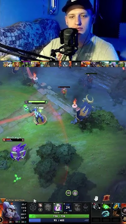 МИД ВД ВЫНОСИТ МИД ВР В ДОТА 2. #dota2 #дота2 #dota - YouTube