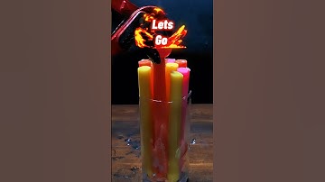 Flame thrower ➕ RHCB 🆚 Candles🕯️#Satisfying #Experiment #Science #ASMR #RHCB