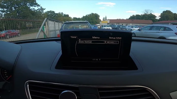 How to Manually Change Date and Time in Audi Q3 I ( 2011 – 2018 ) | Manage Time Settings