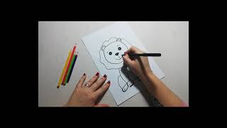 Aslan Çizimi l Nasıl Çizilir - How To Draw? Çocuklar İçin Kolay Resim Çizimi - İlsu İle Gevrek