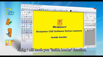 Richpeace CAD Software Online Lessons-Tip of the day-Inside border (V9)