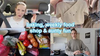 A chill day (aunty duties, baking and weekly food shop!)