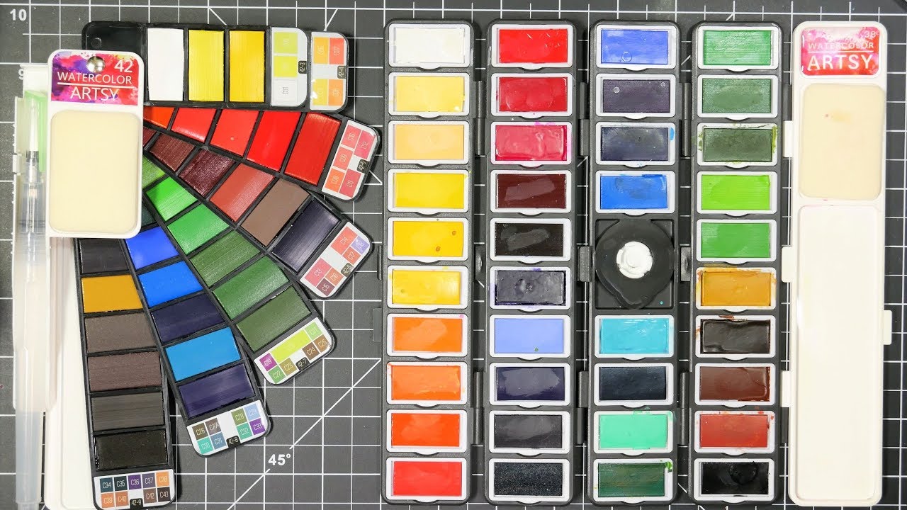 Look at This Crazy Fold up Palette! ARTSY Novelty Palettes Review