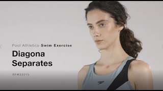 Diagona Separates【Speedo: フィットネスセパレート水着】